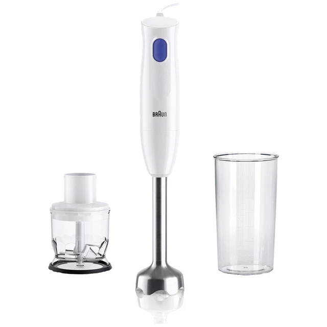Braun HB101AI-MQ10.201MWH Stabmixer 450 W BPA-frei, mit Zerkleinereraufsatz Weiß