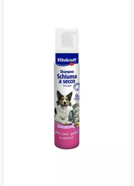 Shampoo Secco Per Cani Vitakraft 200ml