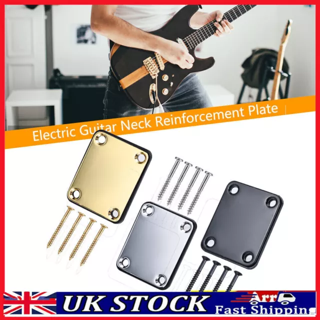 Electric Guitar Bass Neck Plate Screws Fender Stratocaster Telecaster Tele Strat