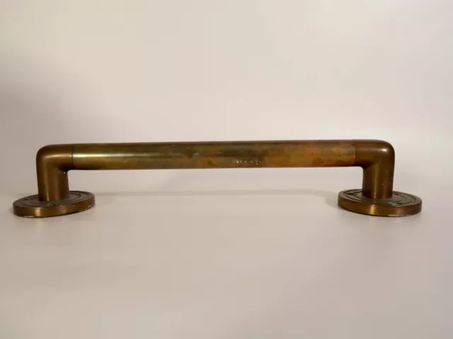 Vintage Brass Door Pull Handle - 14 1/2"