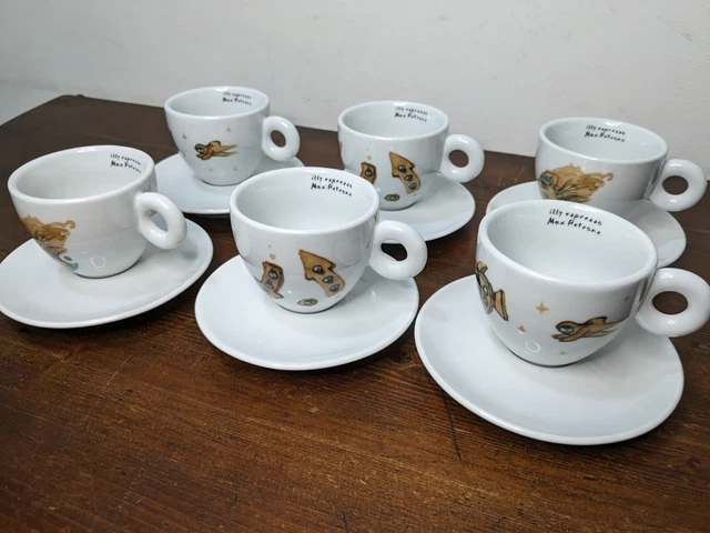 illy Art Collection Max Petrone 2018 6 tazzine Cappuccino illy espresso