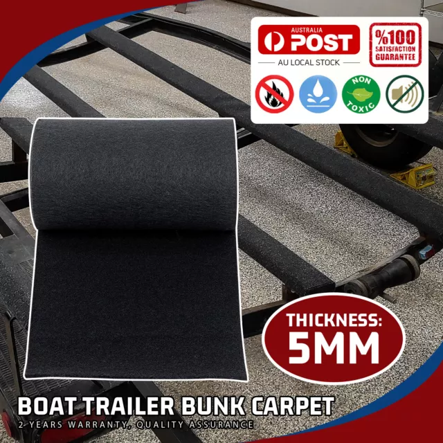 Boat Trailer Bunk Carpet - 4m x 30cm Outdoor Polyester Marine Bunk Carpet