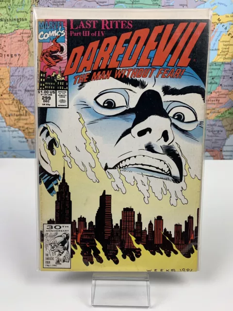 EXPÉDITIONS LE JOUR MÊME Daredevil L'HOMME SANS PEUR ! (série 1964) #299 Marvel Comics