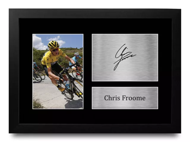 Chris Froome A4 Excellent Gift Idea Signed Autograph Photo Print Fans of Cycling