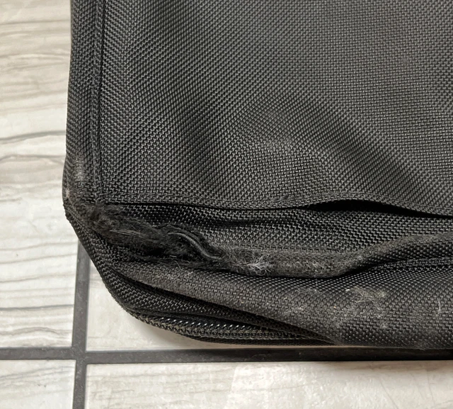 TUMI ALPHA Briefcase Black Ballistic Nylon Expandable File Laptop Bag 26141DH 5