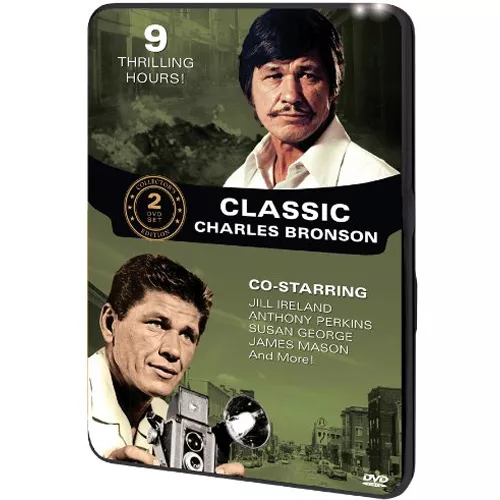 Classic Charles Bronson (DVD, 2012, 2-Disc Set) Steelbook Sealed