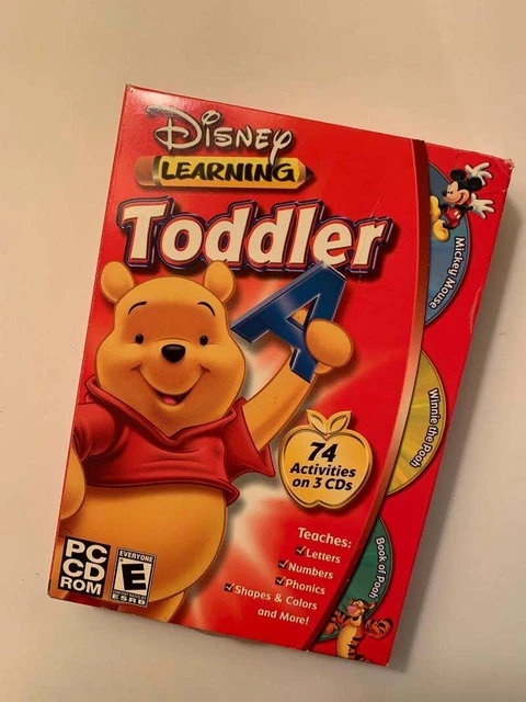 DISNEY LEARNING TODDLER PC/MAC 3 CD Learning Set EUC $12.50 - PicClick