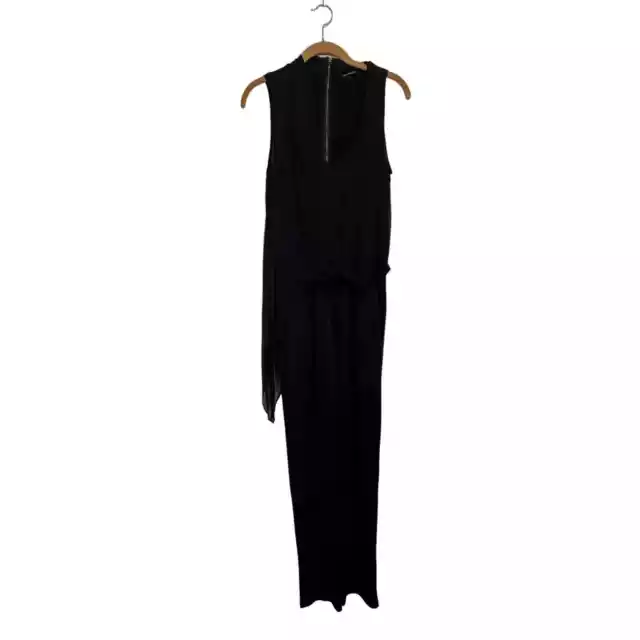 Kobi Halperin Black Stretch Dressy Jumpsuit sz S