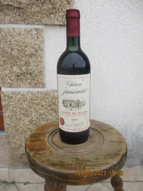 chateau   jansenant 1985 cotes de bourg