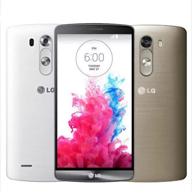 "LG G3 D850 D851 D855 LS990 Original Desbloqueado 16 GB/32 GB Android 13 MP 3G&4G 5.5"