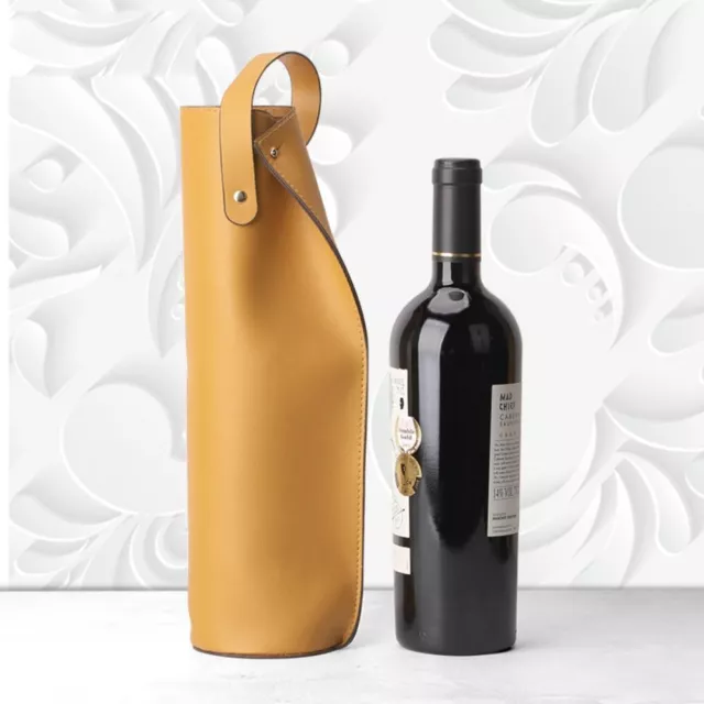 Foldable Wine Bottles Tote with Handle Single Champagne Bottle Handbag  Party