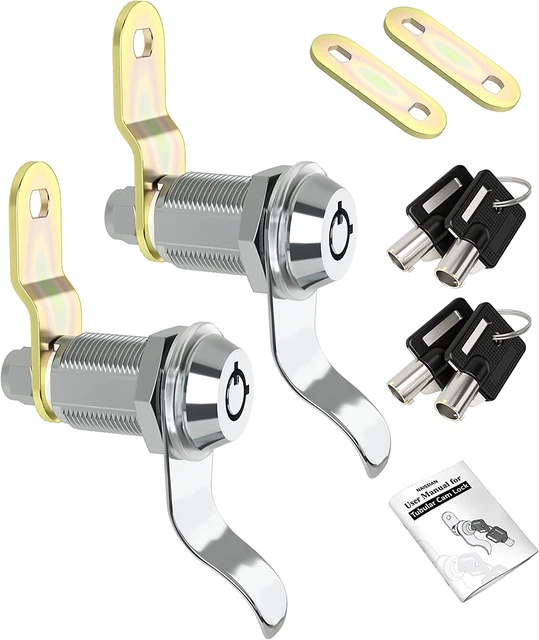 RV Locks for Storage Door Cam Locks for Travel Trailer Compartment Cabinet