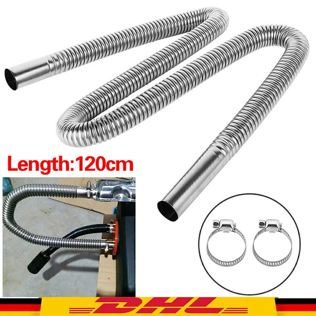 Tuyau D'échappement Pour Tracteur - 120 Cm, Différents Diamètres, Neuf