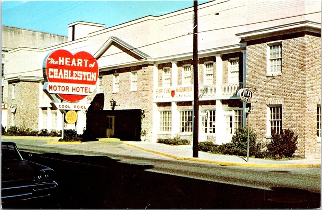 Heart of Charleston Hotel, CHARLESTON, South Carolina Advertising Postcard
