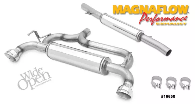 Ligne échappement 16650 Volkswagen Golf IV R32 3.2i inox poli 100mm, Magnaflow