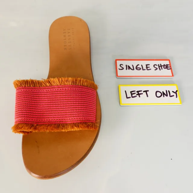 Barneys New York Womens Flat Sandal Size 37 SINGLE SHOE Left Amputee Slide 6