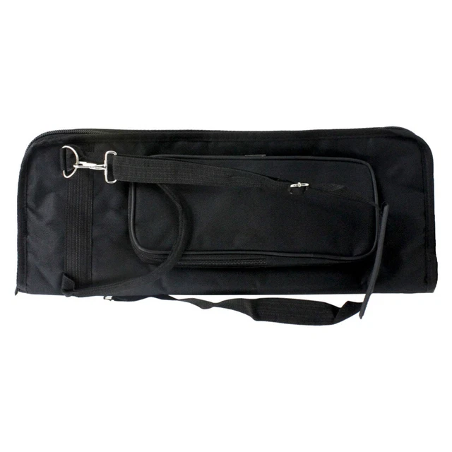 Borsa per batteria borsa tote zaino custodia bacchetta nero tessuto Oxford