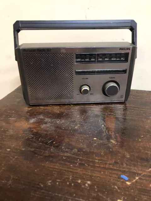 Radio Portable Transistors Philips Radio 182 Vintage