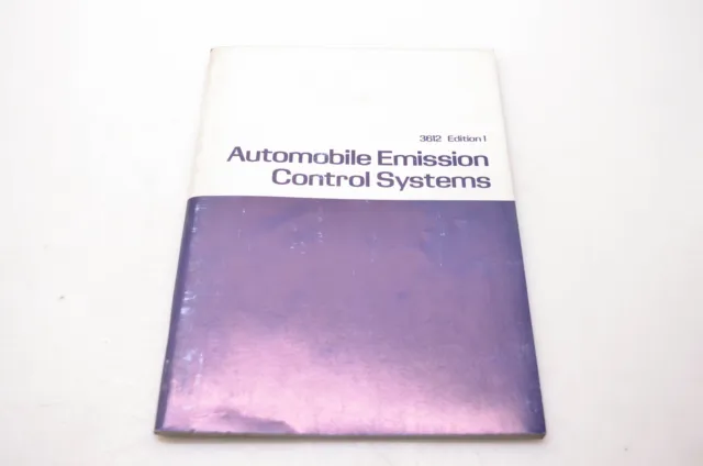 International Correspondence School 3612 Automobile Emission Control Systems