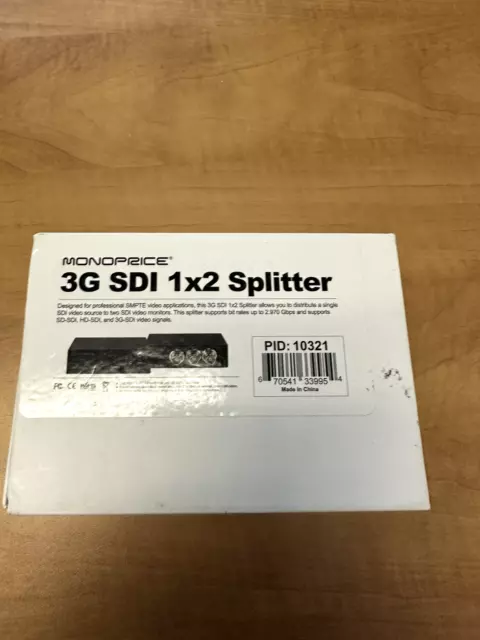 Monoprice 3G SDI 1x2 Splitter
