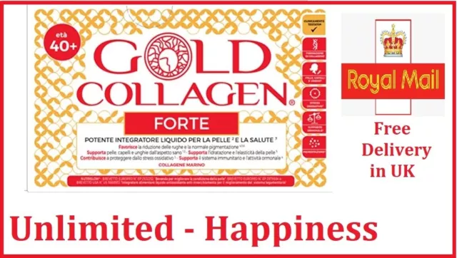 Gold Collagen Forte Supplement Alter 40+ 10 Tage Hautpflegeprogramm 10x50ML