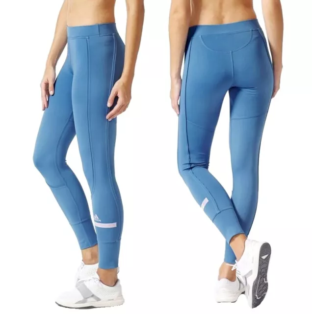 Adidas Stella McCartney 7/8 Tight Damen Sport Legging Laufhose Fitness hell blau