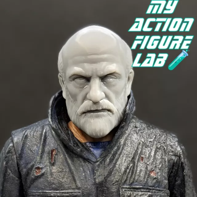 Movie Maniacs 3D Printed Custom Head Sculpt Unpainted