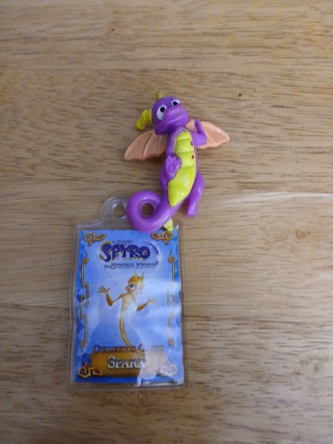 VINTAGE LEGEND OF Spyro Eternal Night Keychain Collector Card