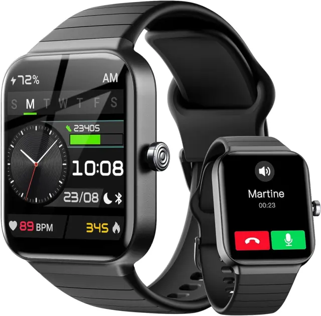 Smartwatch Uomo Chiamate Bluetooth, Orologio Donna Con Alexa Integrato, Fitness
