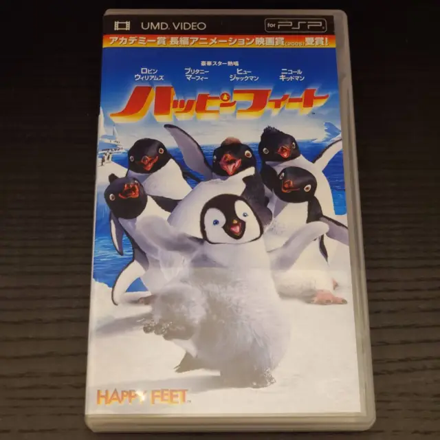 PSP Happy Feet UMD Movie Video Disc Warner Playstation Portable Japan a1