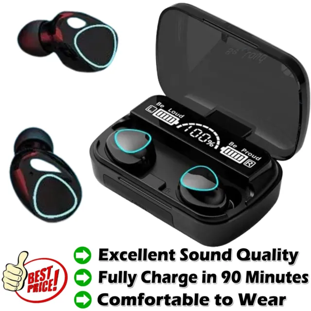 Bluetooth Headphones Wireless Earphones TWS Earbuds Ear For iPhone Android