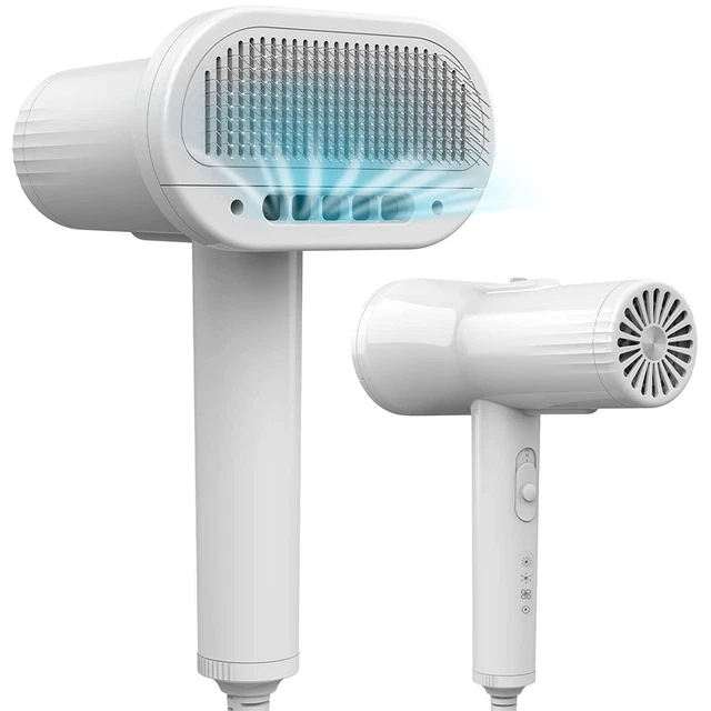 2in1 Électrique Brosse pour Chiens + Sèche-cheveux Animaux de Compagnie Chats 3