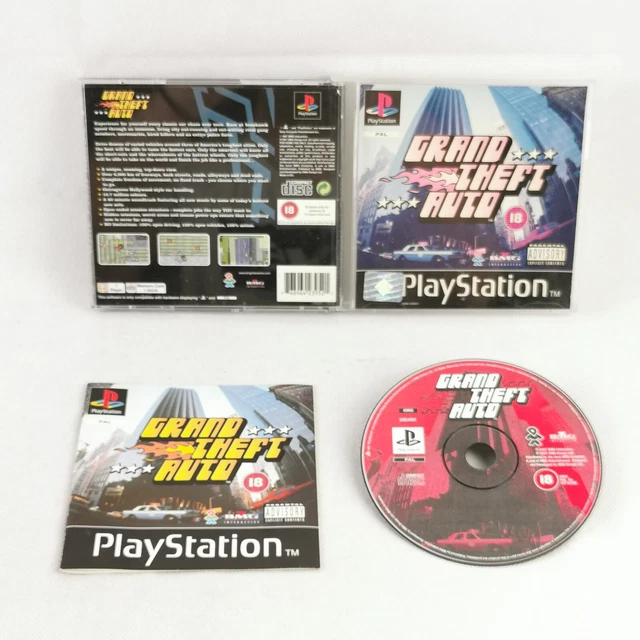 GRAND THEFT AUTO GTA (PAL) Sony PlayStation PS1 Limited Edition £29.99 ...