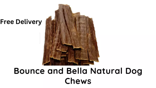 Natural Dog Chews 100% Pure Beef Air Dried Treats Just One Ingredient 100g