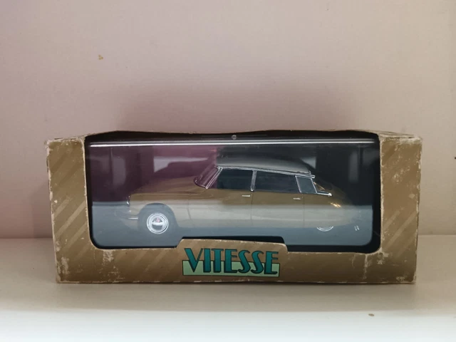 Miniature Citroën DS19 Vitesse 1:43 - Année 1953 - Fabrication Belge - Occasion