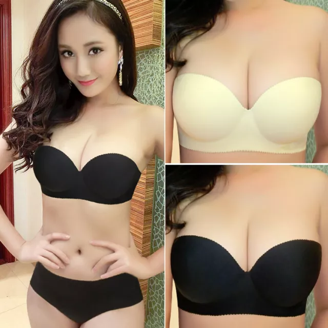 Silicone Bra Self-Adhesive Push Up Strapless Invisible Pasties