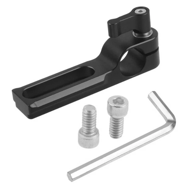 Foro singolo 15 mm binari morsetto supporto asta morsetto una maniglia fotocamera DSLR N2Y7