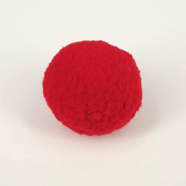 10 X Rojo Mejor Calidad Suave Pompón Pom Poms 30MM