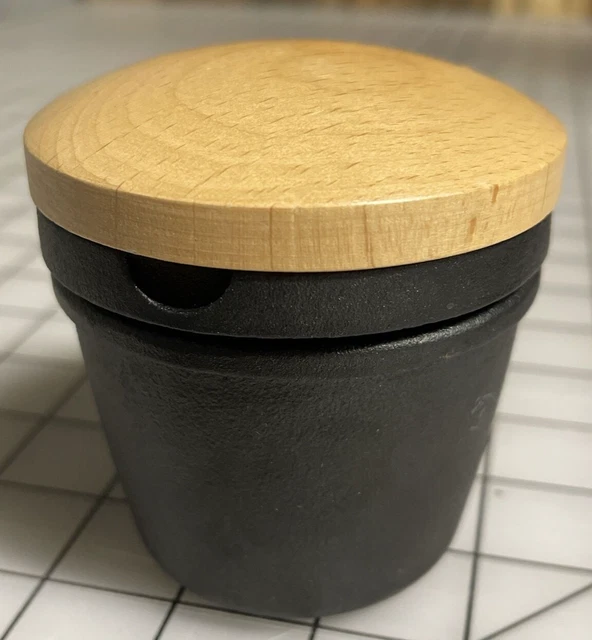 ZASSENHAUS CAST IRON Spice Grinding Set with Beechwood Lid, 3" Grinder