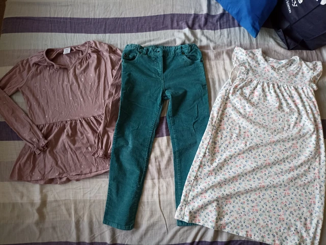 *Polarn o pyret john lewis pantaloni ragazza top pigiama vestiti pacchetto età 8-10