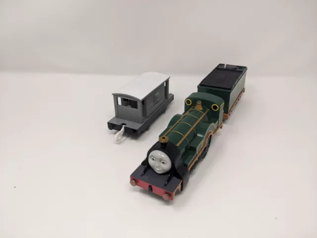 Thomas & Friends Trackmaster Emily & Tender Motorized Engine TOMY Plarail EUC Thomas & Friends Trackmaster Emily & Tender Motorized Engine TOMY Plarail EUC