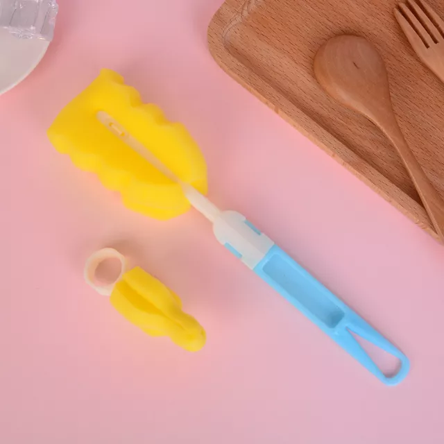 2 piezas Bebé recién nacido chupete tubo esponja cepillo limpio tambiénRSDB