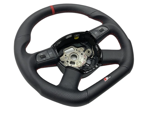 Volant Tuning S-Line Cuir DSG Pour Audi A4, A6, A8, A5 - Remis à Neuf - Garantie 24 Mois