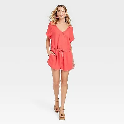 Women's Short Sleeve Romper - Universal Thread