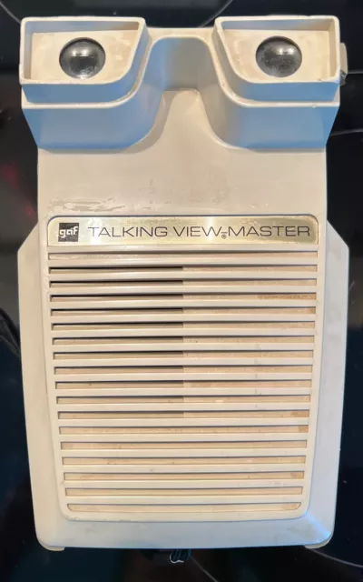 VINTAGE 1973 GAF Talking View-Master STEREO VIEWER. No Battery Cover!!