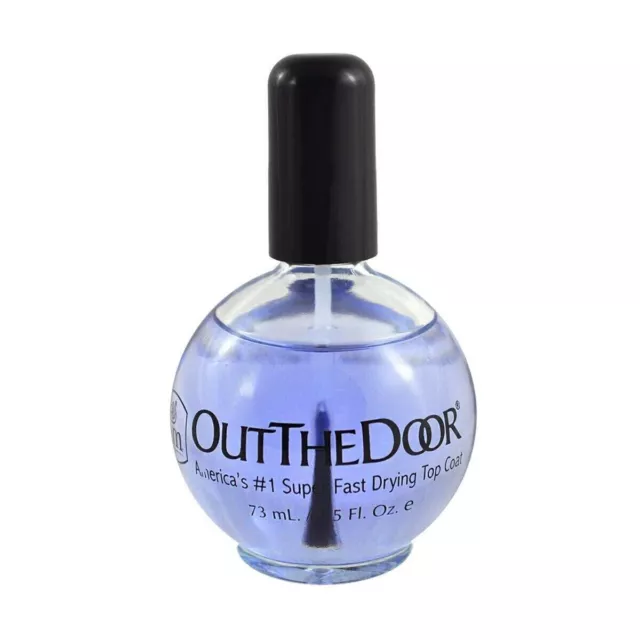 INM Out the Door Top Coat Nail Polish, 2.5 Ounce With Brush America # 1 Top Coat