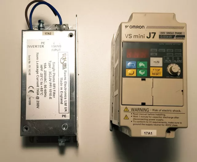 Omron Yaskawa Electric Frequenzmrichter VS mini J7 CIMR-J7AZB0P4 inverter drive