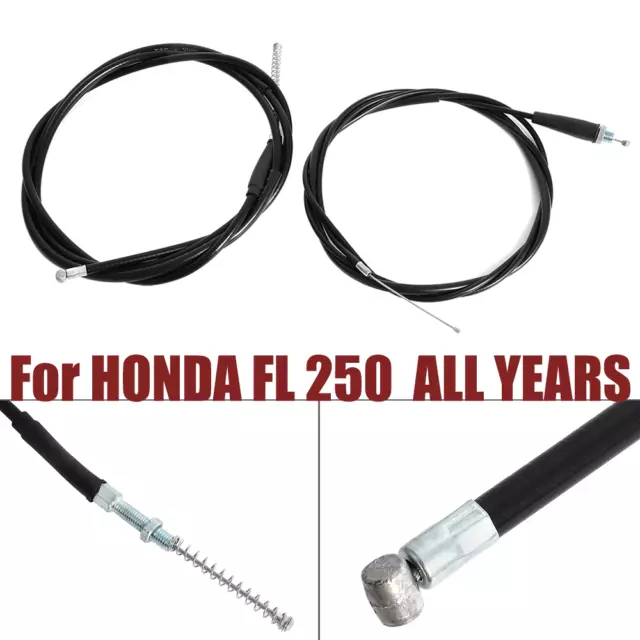 For Honda Fl 250 Odyssey Atv Control Cable Set "Throttle And Brake" Both Cables