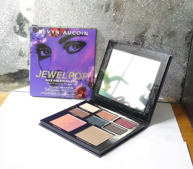 Kevyn Aucoin Jewel Pop Gesicht und Lidschatten Palette neu unbenutzt verpackt