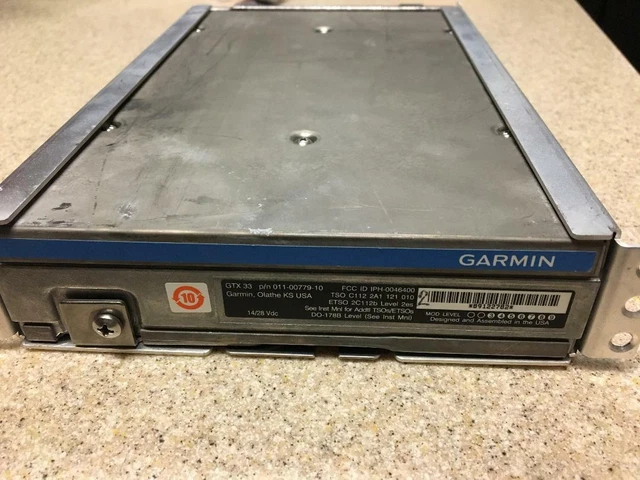 GARMIN GTX-33 Mode S TRANSPONDER G1000, G600, G500, GNS 400, 420, 430, 500, 530